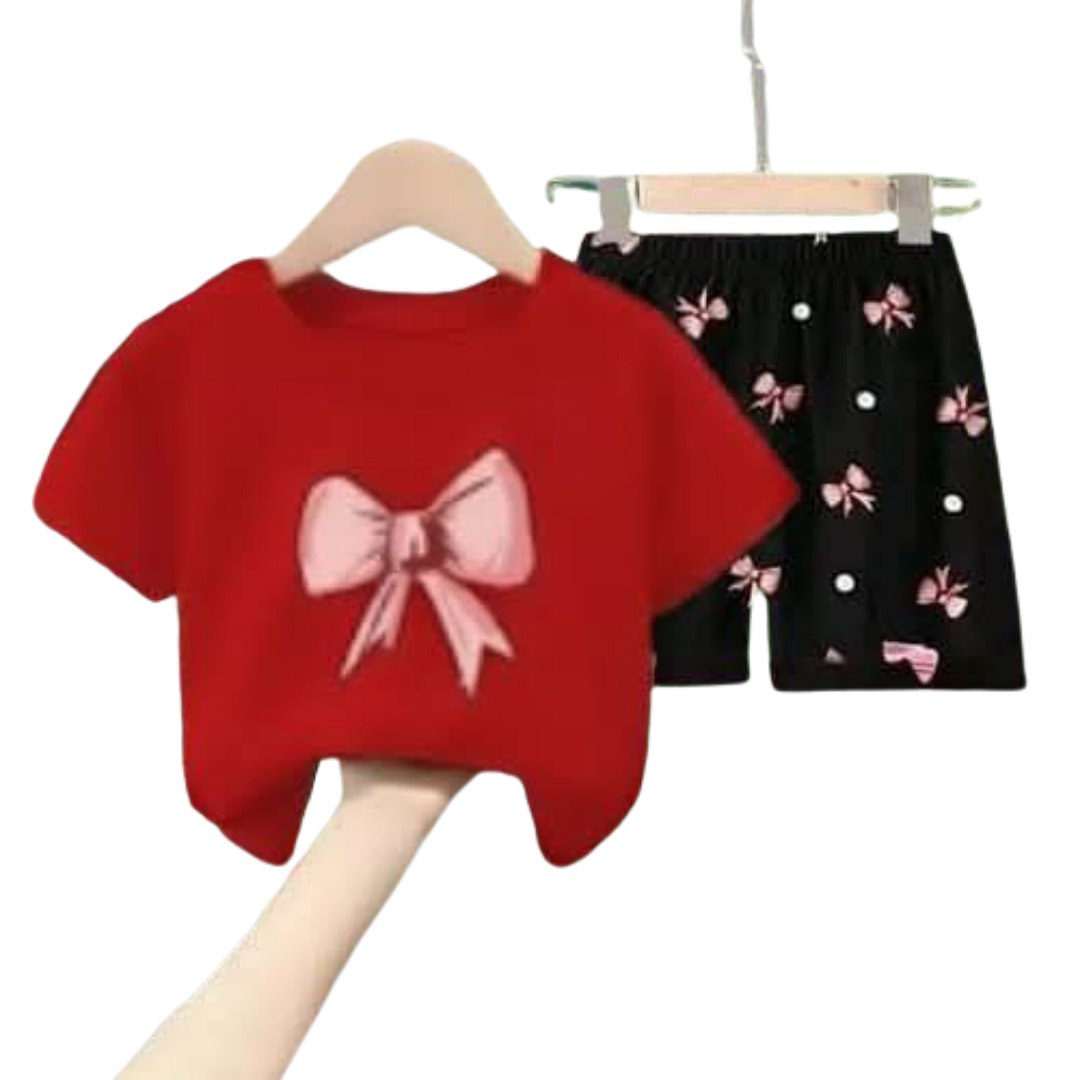 Bou Print T-Shirt Set | Soft Cotton for Kids | Hit for Summer – Kiddy Choice (ID: 9016402575604)