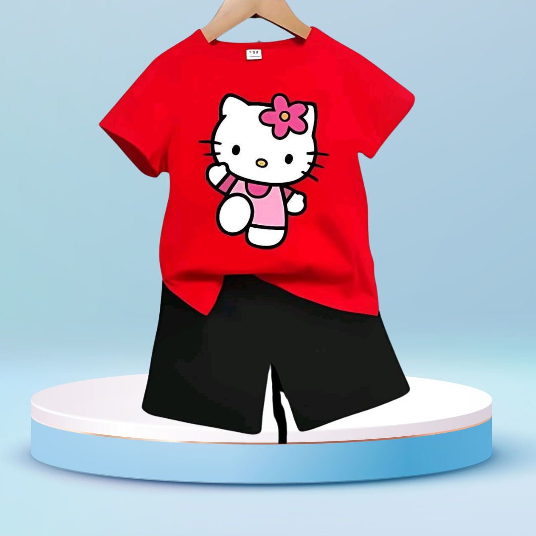 printed  T-Shirt Set | Soft Cotton | Hit for Summer – Kiddy Choice (ID: 9065023734004)