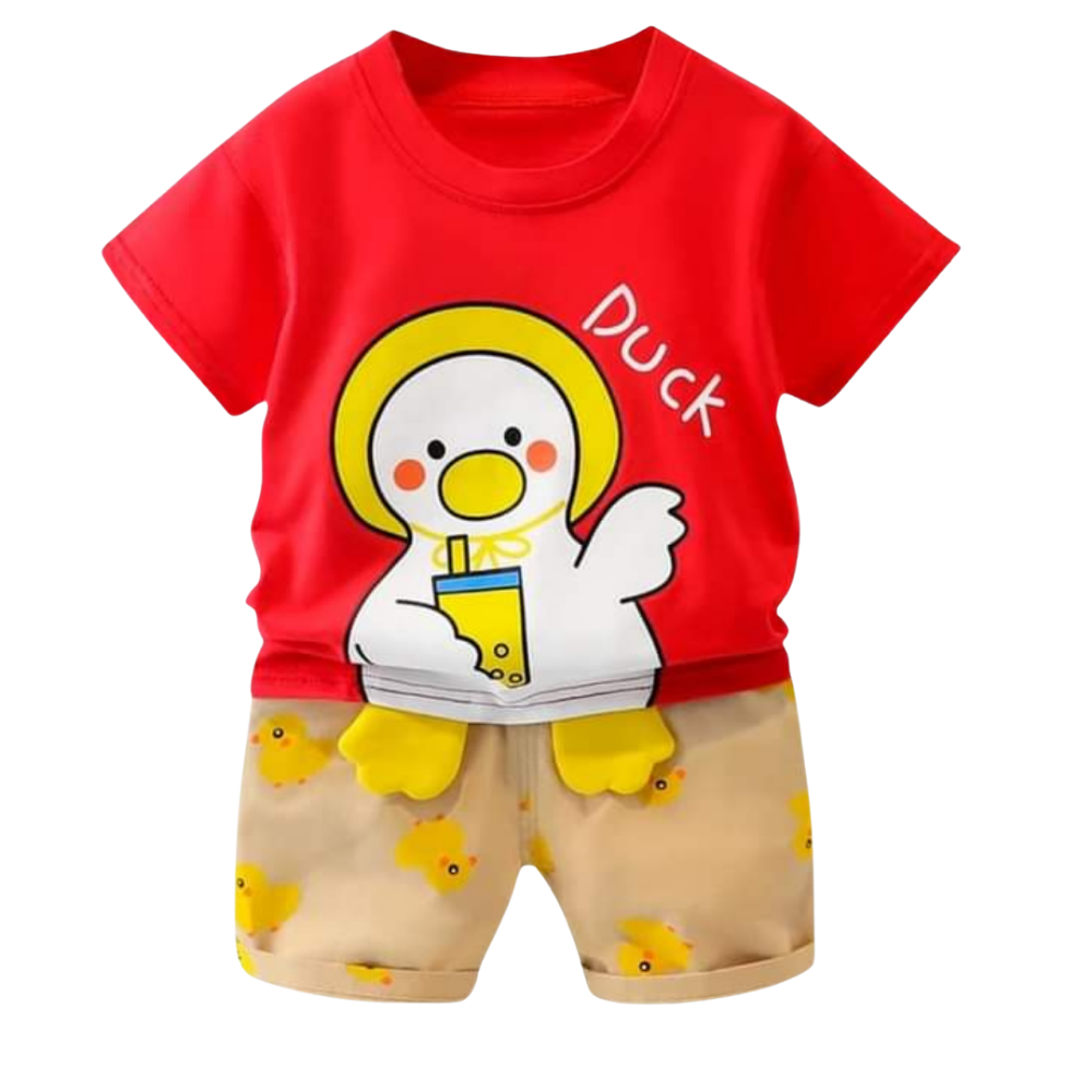 Red Duck Printed T-shirt