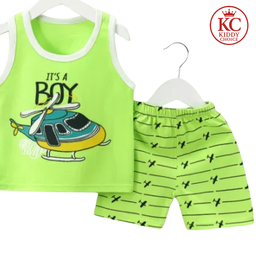 HELICOPTER T-Shirt Set | Flying Fun for Little Explorers | Hit for Summer – Kiddy Choice (ID: 9007760572660)