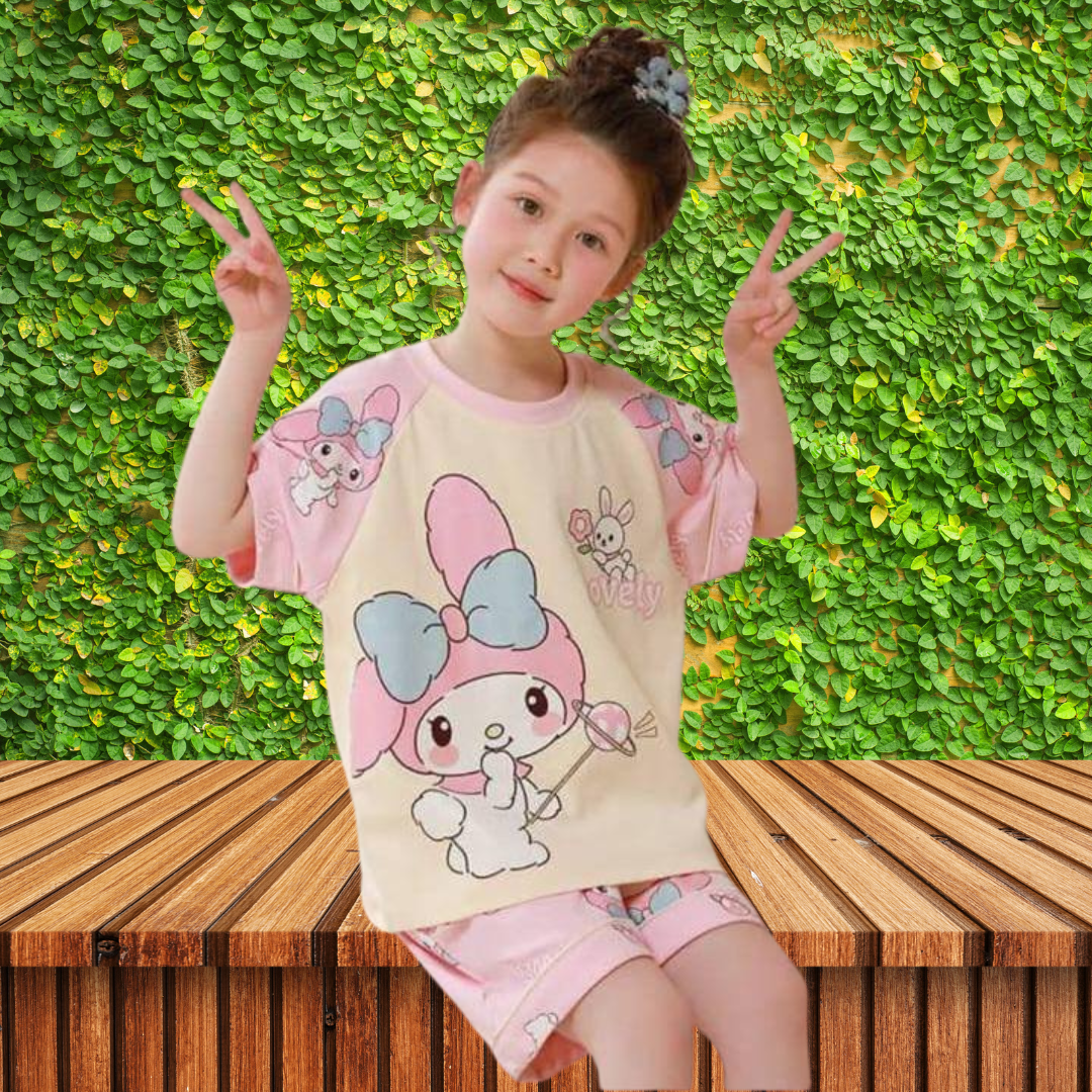 Baby 2 pcs Printed T-shirt Set  | Soft Cotton | Hit for Summer – Kiddy Choice (ID: 9169713594612)