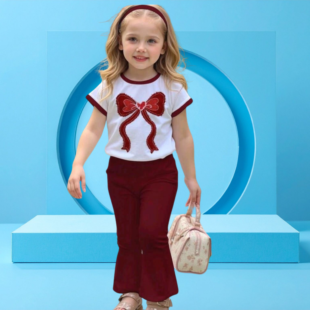 Bou Long Pent  printed  T-Shirt Set | Soft Cotton | Hit for Summer – Kiddy Choice (ID: 9106017485044)