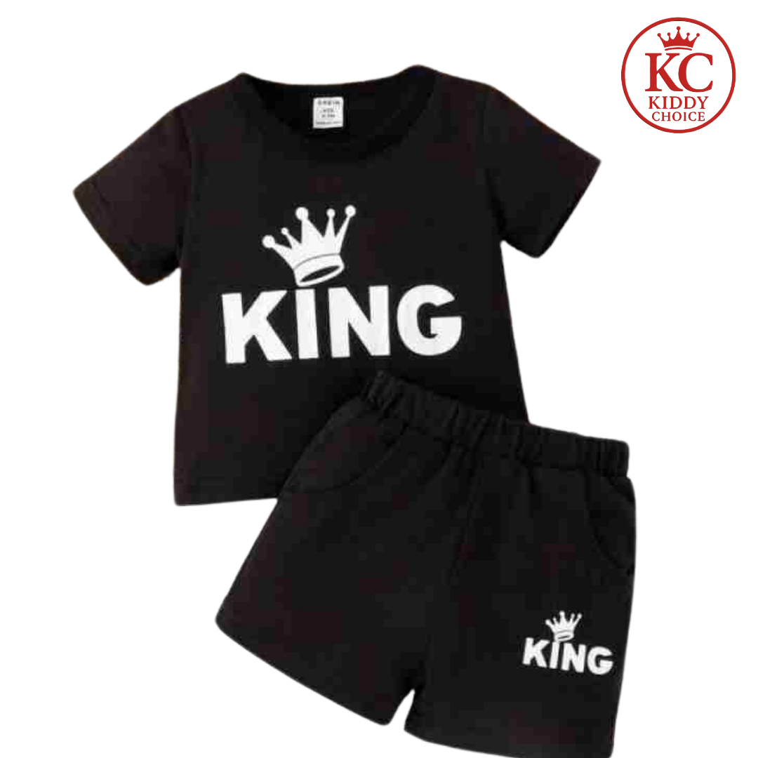King T-Shirt Set | Royal Look for Kids | Hit for Summer – Kiddy Choice (ID: 9007003042036)