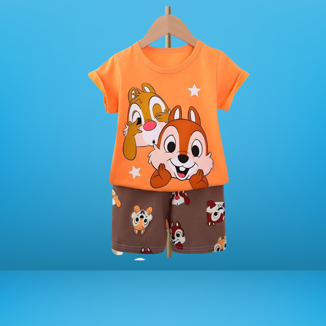 Baby 2 pcs mickey Printed T-shirt Set  | Soft Cotton | Hit for Summer – Kiddy Choice (ID: 9114484048116)