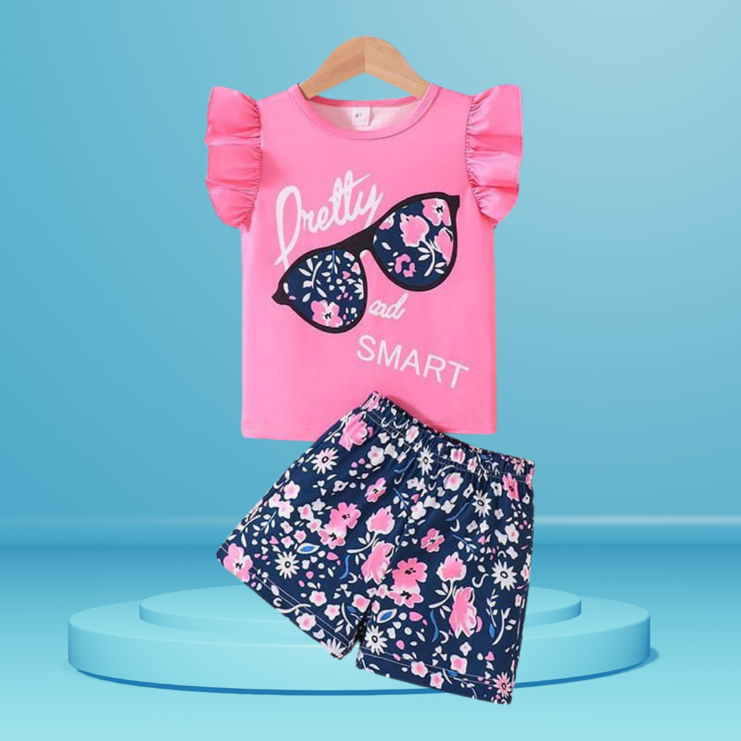 Sunglass  printed  T-Shirt Set | Soft Cotton | Hit for Summer – Kiddy Choice (ID: 9106016403700)