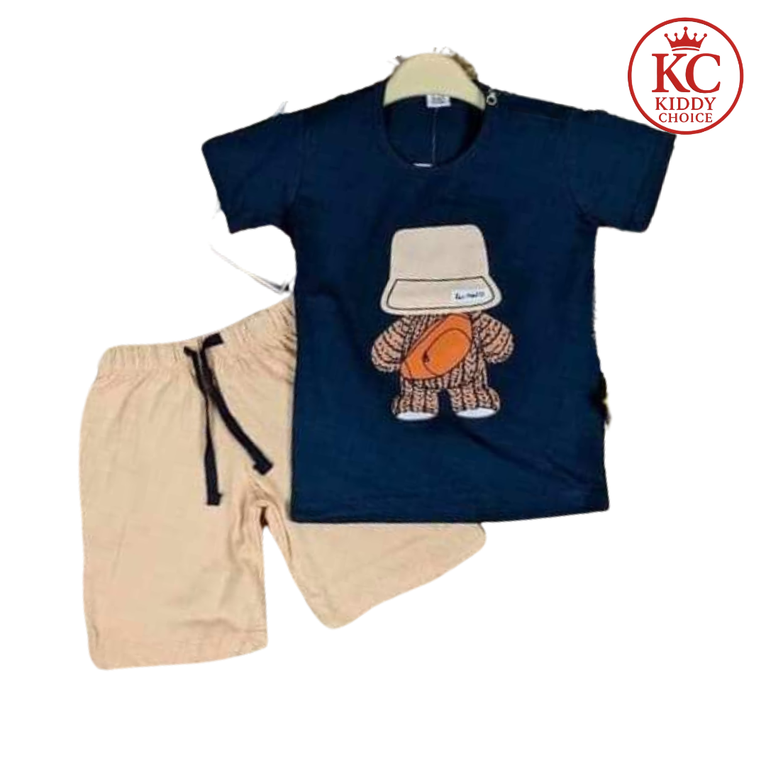 Cap T-Shirt Set | Cool Kids Cotton Wear | Hit for Summer – Kiddy Choice (ID: 9007008678132)