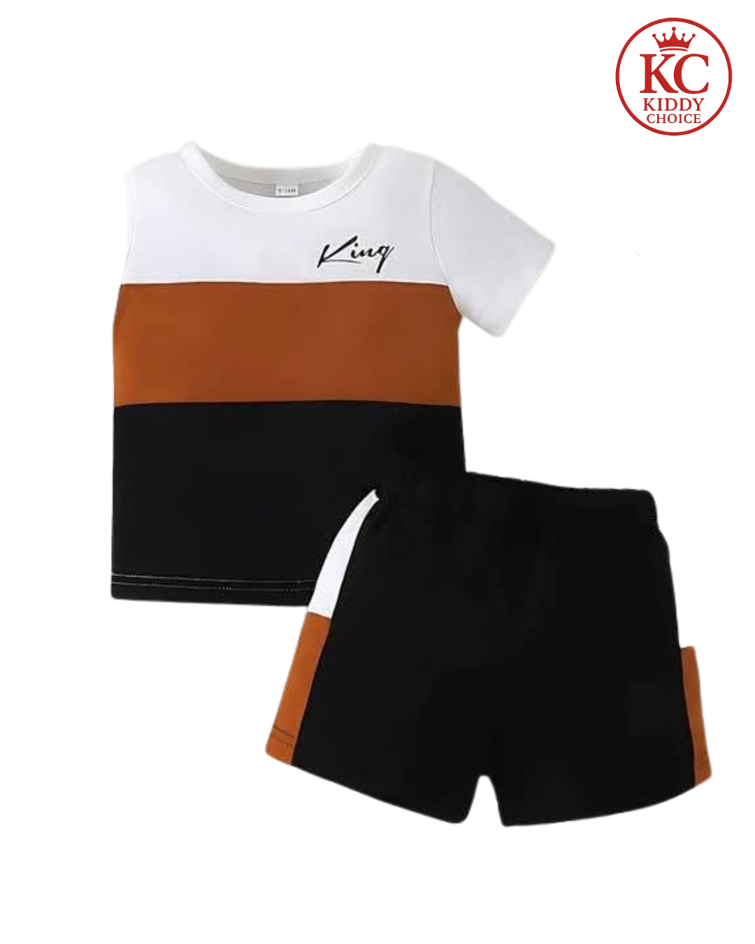 KING printed  T-Shirt Set | Soft Cotton | Hit for Summer – Kiddy Choice (ID: 9017288950004)