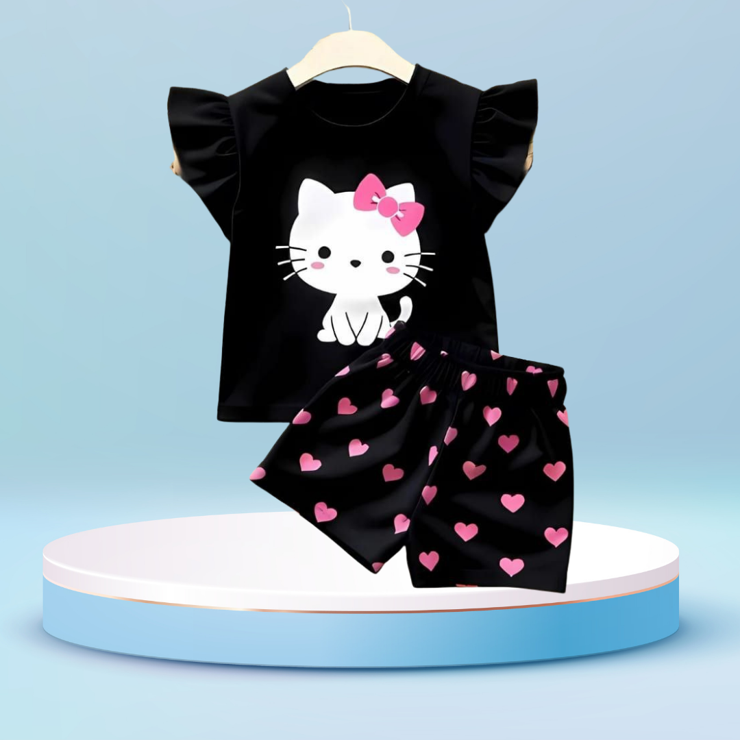 printed  T-Shirt Set | Soft Cotton | Hit for Summer – Kiddy Choice (ID: 9065038905588)